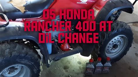 oil change honda rancher|More.